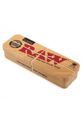 Raw Metal Roll Caddy King Size Caja